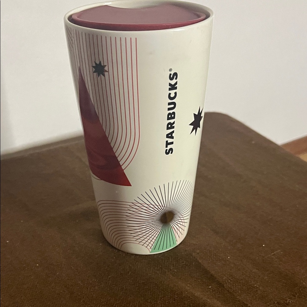 😄Starbucks Holiday 2020 Ceramic Christmas Tree 12-Ounce Travel